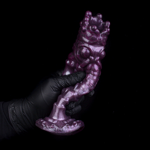 N-MR5309 Monster Hollow Dildo Fantasy Ovipositor avec 6 œufs en silicone et bâton en <span class=keywords><strong>bois</strong></span> pour jeu anal vaginal, pose d'œufs, jeu BDSM pour adultes - Product Image 5