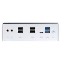 Mini PC Intel NUC I7-10610U con RAM DDR4, HD, DP, Sistema Barebone Compatible con Tarjeta SD para Hogar/Oficina/Escuela