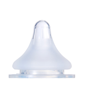 Sucette anti-<span class=keywords><strong>colique</strong></span> et anti-étouffement, tétine en silicone de qualité alimentaire de 5.0cm à large bouche pour bébé, alimentation sûre sans BPA - Product Image 1