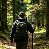 Récepteur GNSS RTK IMU G9AR Visual Global avec 1408 Canaux et Station de Base RTK 5W MR4010 avec Code Permanent
