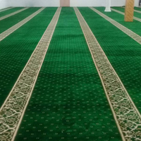 Tapis de prière imprimé en nylon du fabricant chinois, tapis mural pour mosquée le plus vendu, tapis doux pour église et mosquée, tapis musulman