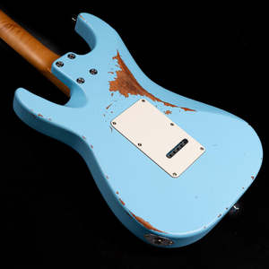 <span class=keywords><strong>Guitarra</strong></span> Eléctrica Eart <span class=keywords><strong>Vintage</strong></span>-VS60(M), 6 Cuerdas, Cuerpo Sólido, Acabado Relic de Tamaño Completo, Puente de Trémolo Sincronizado de 6 Puntos - Product Image 2