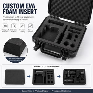 Caja de Herramientas de Plástico Rígido Impermeable, Maletín, Caja de Almacenamiento para el Hogar con Espuma Protectora, Tipo de Producto: Cajas de Herramientas - Product Image 6