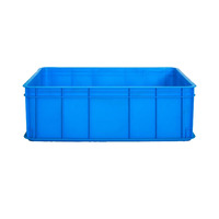 Boîte en plastique recyclable solide de chiffre d'affaires de caisse de fruits et légumes de style pour le déplacement commode