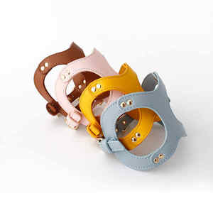 <span class=keywords><strong>Harnais</strong></span> réglable <span class=keywords><strong>anti</strong></span>-évasion pour chat collier luxueux en cuir pour animaux de compagnie sangle de poitrine collier de chat <span class=keywords><strong>harnais</strong></span> laisse pour chiens - Product Image 6