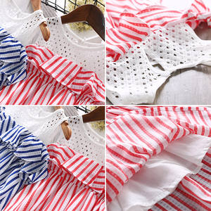 Fabricantes de Productos para Bebés en Tailandia, Venta en Línea de Vestidos a Rayas Azules para Niñas - Product Image 4