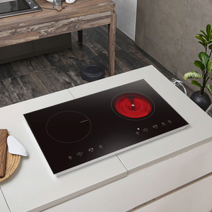 Table de cuisson combinée infrarouge et à induction 2000W+2000W, contrôle précis de la température, plaque à induction en céramique pour la maison - Product Image 5