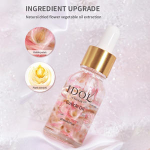 Aceite Nutritivo de Flores Secas para el Cuidado de las Uñas, Aceite Hidratante para Cutículas, Anti-Queratosis, Aroma Floral, Transparente, Extractos de Plantas de Zhejiang - Product Image 1