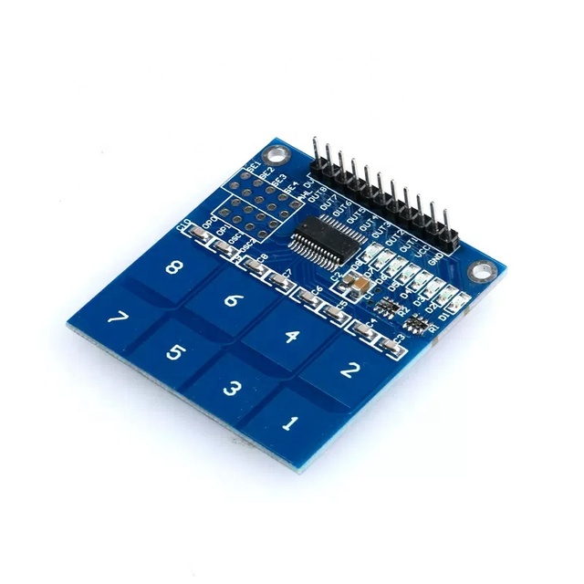 EParthub TTP226 8-way Capacitive Touch Switch Digital Touch Sensor Module