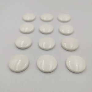 Germanium Stone Mattress <b>Cushions</b> <b>Round</b> 25x7.5mm Heated Home Use Solid White Ceramic Energy Stones for Sauna - Product Image 3