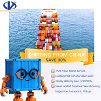 Agent de transport maritime pratique pour les ports américains et canadiens CHARLESTON MEMPHIS VANCOUVER DDP Porte à Porte Transitaire maritime DDP