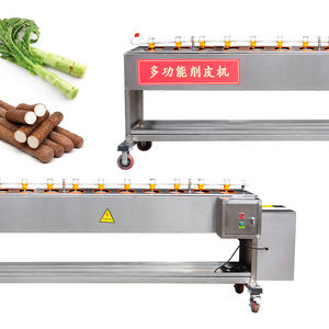 Machine à enlever la peau électrique haute capacité Machine à éplucher les radis blancs Éplucheur d'igname de légumes racines Machine à éplucher les asperges - Product Image 1