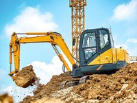 Godet d'excavatrice compacte sur chenilles de marque supérieure 0,21 m LW160FV