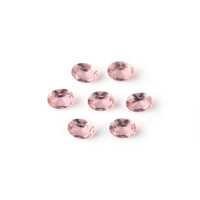 Morgan rose de haute qualité, base ovale facettée, peut être utilisé pour la fabrication de bijoux et de décorations, Morgan rose haut de gamme, personnalisation possible