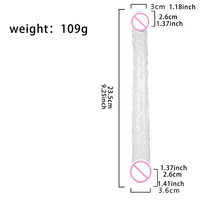 Dildo Doble de 18 Pulgadas, Flexible, Doble Punta, Juguete Sexual Unisex para Parejas Adultas