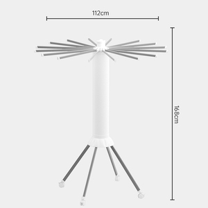 Multifunctionele Opvouwbare Wasstandaard Octopus Cilinder Droogrek Besparende Hanger Voor Badkamer Woonkamer Draaibaar - Product Image 5