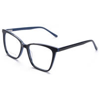 Monture de lunettes classique œil-de-chat Elan Optical RD26047, prix usine, monture complète en acétate pour femme, lunettes optiques écologiques