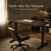 Bureau debout électrique à moteur unique AOR 140x60cm, hauteur réglable, capacité statique 200kg, chêne belge 15mm, Nouveau, Pro Value, Vente en gros usine