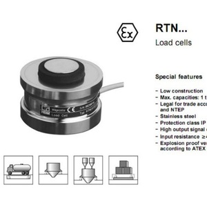 โหลดเซลล์ Hbm Rtn รุ่น RtN0.05/470T สแตนเลสสตีล ป้องกันการระเบิด สำหรับใช้งานในอุตสาหกรรม - Product Image 1