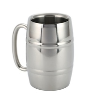 Mugs à bière et fûts à vin en acier inoxydable à double paroi, écologiques, 8oz, 16oz, 18oz – Cadeaux d'affaires très demandés
