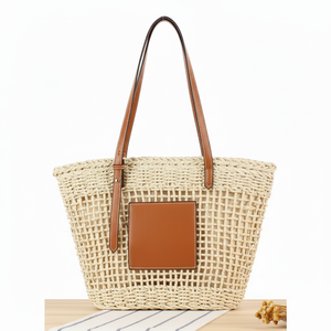 Bolso de mano de madera de estilo etnico con diseno de flecha de resinaelegante estuche rigido con cierre magneticobolso de - Product Image 1