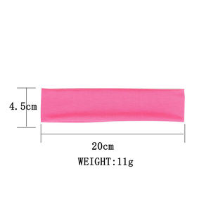 थोक प्रचार कस्टम कपड़े बुने पॉलिएस्टर फिटनेस चल रही स्पा टेनिस स्पोर्ट्स हेडबैंड स्वेटप्रूफ उच्च लोच - Product Image 2