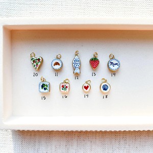 Ручная роспись, эмалевые подвески-шармы, позолоченные, в форме сердца, цветка, фрукта, бабочки, морепродуктов, для самостоятельного изготовления украшений, ожерелий, браслетов, аксессуаров - Product Image 4