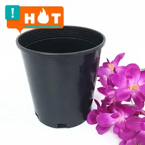 Plastic Pot Black Cheap Plastic 1 Gallon Pot Outdoor Black Plastic Nursery Flowers