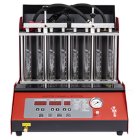 Testeur de nettoyage d'injecteurs de carburant à ultrasons 8 cylindres KJ-8H, outil de diagnostic