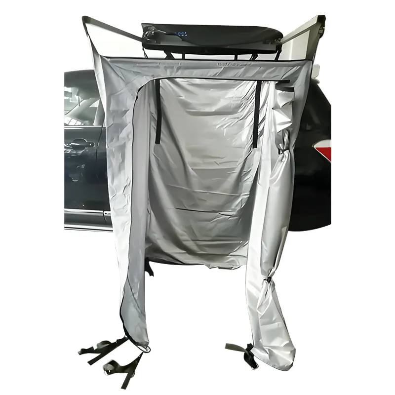Vehicle Mounted Roof Top Portable Shower Tent Dressing Room for Outdoor