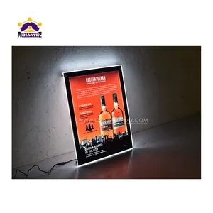 Led Light Sign Hanging Led Real Estate Window Frame Poster Advertising Led Display Sign Acrylic Light Box