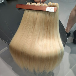 Bán buôn bó tóc Trinh Nữ Nhà cung cấp giá rẻ tóc con người bó 613 Cô Gái Tóc Vàng thẳng Brazil tóc con người Weave bó - Product Image 5