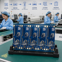 Fabricant OEM de prototypes de circuits imprimés EMS, usine de montage de circuits imprimés PCBA, service de montage de circuits imprimés électroniques sur mesure, fabricant de circuits imprimés, service SMT, circuits imprimés Rogers ENIG