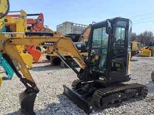 เครื่องจักรจากจีน รถขุดตีนตะขาบ SANY มือสอง ได้รับการรับรองมาตรฐาน CE พร้อมบุ้งกี๋ รถขุดขนาดเล็ก SANY 26U 2 ตัน สำหรับขาย - Product Image 4