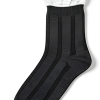 Chaussettes pour femmes en coton rayé de haute qualité, respirantes et antibactériennes, adaptées à un usage quotidien