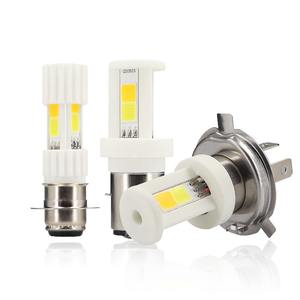 Nouvelle Arrivée F2world Ampoules de Phare LED COB H4 Haute Luminosité 3 Lentilles Céramique Blanc/Jaune pour Motos Feux de Route/Croisement - Product Image 1
