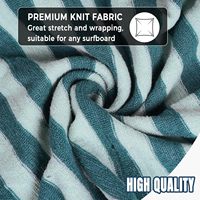 Housse de planche de surf OEM/ODM en tissu tricoté extensible – Sac de protection pour planches de surf tailles 6'0", 6'6", 7'0"