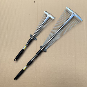 Rastrillo Industrial Retráctil de Hierro con Múltiples Dientes de Alambre de Acero Ajustable para Jardinería y Eliminación de Hierba - Product Image 5