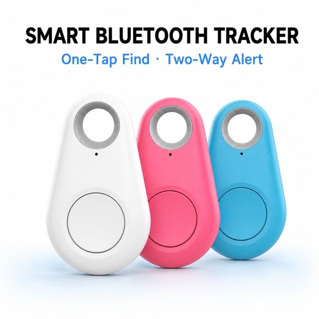 Smart Keychain for Tracker PC Material Anti Lost Reminder APP Control Finder for Phone Keys Luggage Pets IOS/Android
