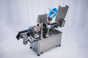 Machine d'étiquetage automatique HL-215 pour le dessus des petits flacons d'échantillons, des tubes de cigares et de cigarettes, des flacons et des bouteilles - Product Image 5