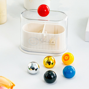 Abs Plastic Round <b>Beads</b> Loose Spherical Hooks Handles For Jewelry Making Diy Craft Accessories Factory <b>Direct</b> Supply - Product Image 3
