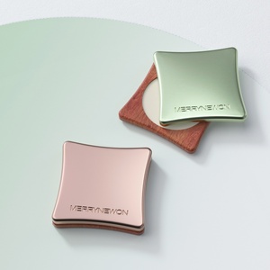Luxury Metal Blush Packaging Lip Balm Sliding Container Makeup Brush case Slide Top Magnetic Metal Tin Container - Product Image 4