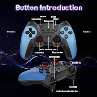 INNOASIA X2 Blue Game Stick 4K HD Portabel Linux Retro Video Game Box Machine Dua Kontroler Nirkabel 64GB/128GB Permainan