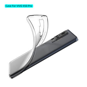 Custodia Ultra-sottile Trasparente in TPU Morbido per Serie di <span class=keywords><strong>Telefoni</strong></span> <span class=keywords><strong>vivo</strong></span>, Cover per Cellulare <span class=keywords><strong>vivo</strong></span> X50 Pro - Product Image 2