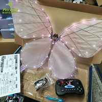 Drone papillon bionique de luxe à ailes battantes avec lumières LED, prix d'usine, pour cérémonie de mariage, banquet, performance scénique