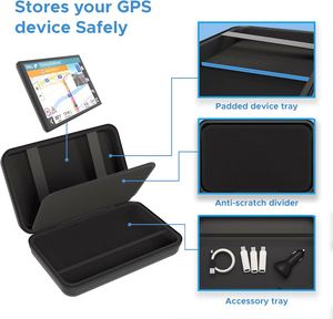Étui de protection rigide en EVA, étui de rangement portable, étui de voyage pour appareil de navigation par satellite GPS - Product Image 3