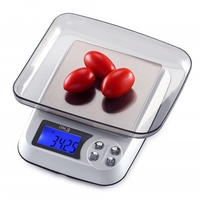 Balance de cuisine alimentaire LCD de haute qualité 500g/0.01g en acier inoxydable numérique grammes balance électronique 3kg/0.1