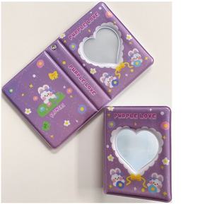 3 ''Kpop Cartoon Hollow Collection Book 40 Pockets <span class=keywords><strong>Photo</strong></span> Album Plastic Frames for <span class=keywords><strong>Mini</strong></span> Film Korea Photocard Picture - Product Image 4