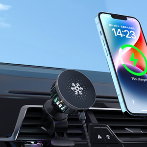 แผ่นชาร์จไร้สายระบบแม่เหล็กแบบ2 in 1สำหรับ iPhone 12 13 14 15ยอดนิยม15W - Product Image 2