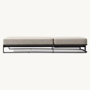 Factory Direct <strong>Outdoor</strong> Aluminum Sun Lounger Comfortable Beach Furniture <strong>Sofa</strong> <strong>Bed</strong> for Sunlight Relaxation - Product Image 4